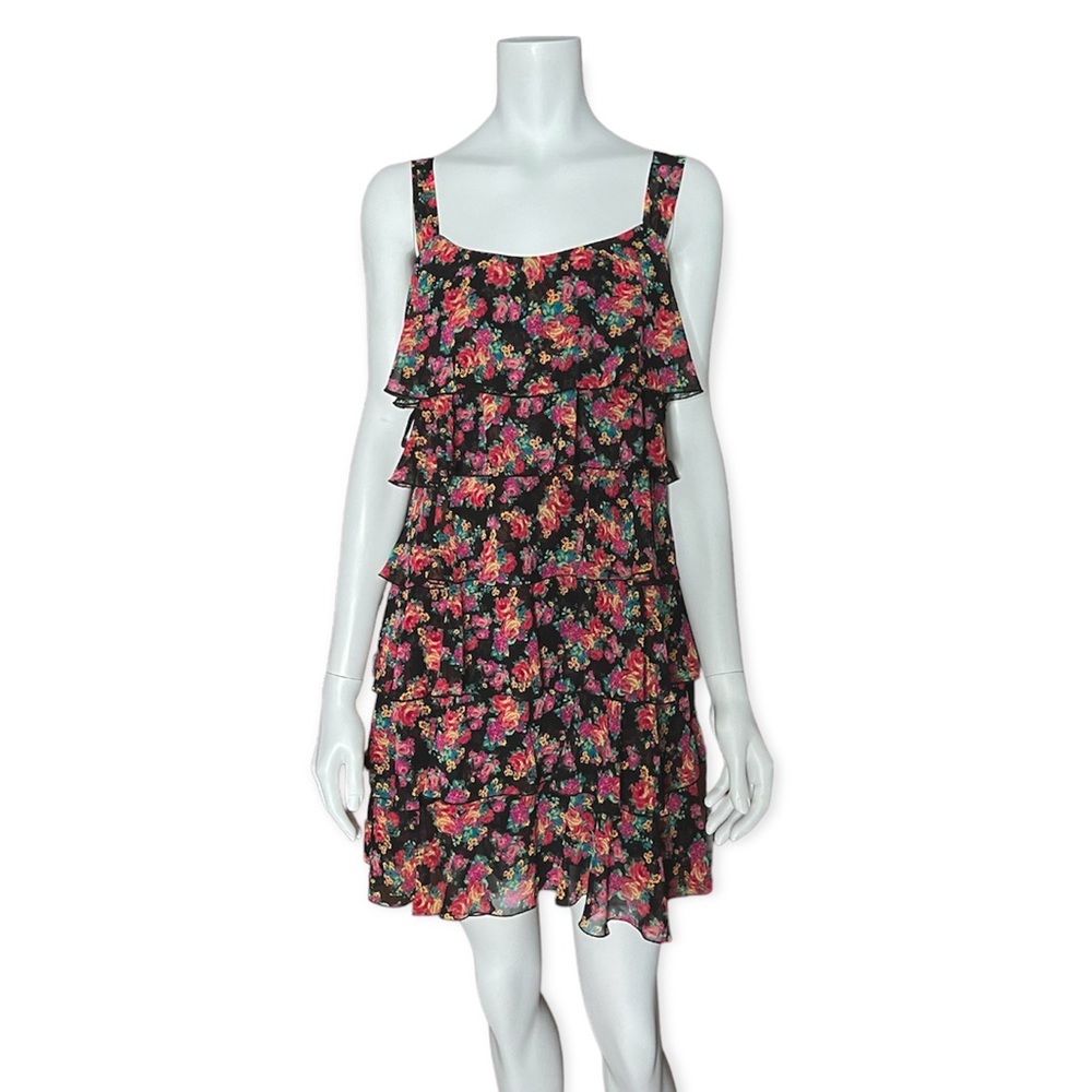 Nine West Ruffled Floral Dress